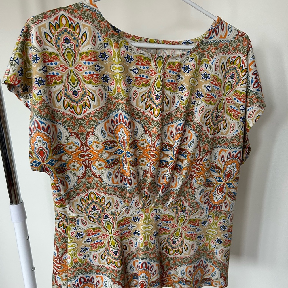 Sunny Leigh Multicolor Paisley Blouse